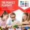 STEM Toys - Educational Building Toys for Kids Ages 4-8 with 163 Pieces, Tools, Design Guide and Toy Storage Box, Gift for Boys & Girls